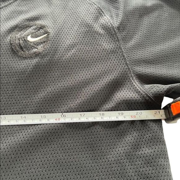 Vintage Nike Mens Y2K Basketball Swoosh Travis Mesh Jersey Shirt Warm Up  Large - Picture 5 of 6